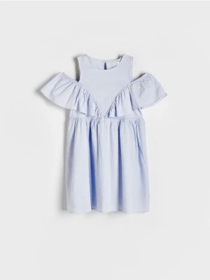 Reserved - Sukienka typu hiszpanka - jasnoniebieski