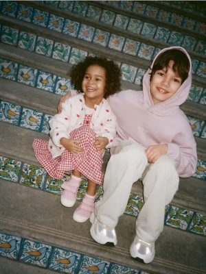 Reserved - Sukienka w kratę na ramiączkach - czerwony