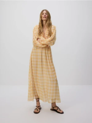 Reserved - Sukienka w kratę - wielobarwny