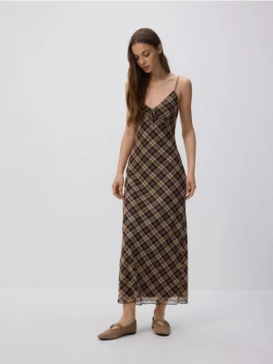 Reserved - Sukienka w kratę - wielobarwny