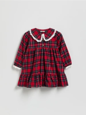 Reserved - Sukienka w kratę - wielobarwny