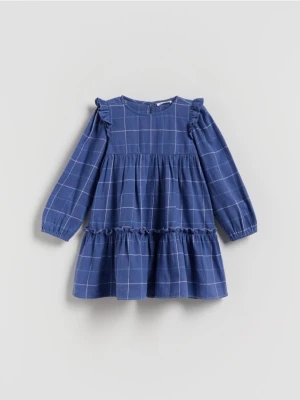 Reserved - Sukienka w kratę - wielobarwny