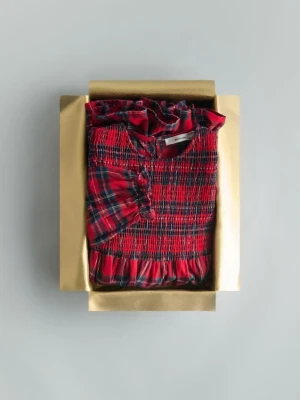 Reserved - Sukienka w kratę - wielobarwny