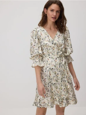 Reserved - Sukienka w kwiatowy wzór - wielobarwny