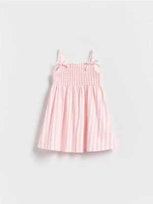 Reserved - Sukienka w paski - różowy