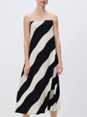 Reserved - Sukienka w paski - wielobarwny