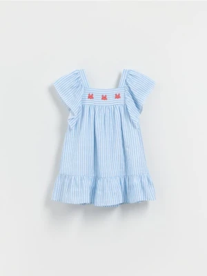 Reserved - Sukienka w paski - wielobarwny