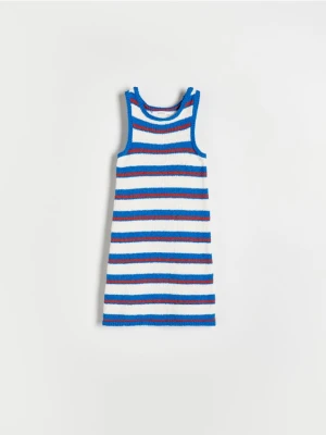 Reserved - Sukienka w paski - wielobarwny