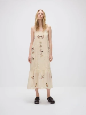 Reserved - Sukienka z aplikacją - wielobarwny