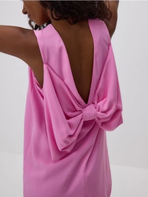 Zdjęcie produktu Reserved - Sukienka z kokardą na plecach - różowy