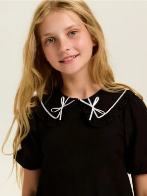 Reserved - Sukienka z kołnierzykiem - czarny