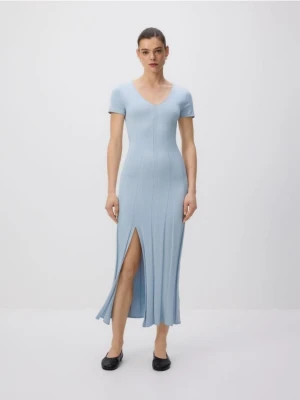 Reserved - Sukienka z lyocellem - jasnoniebieski