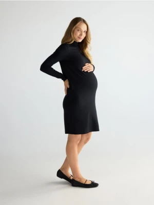 Reserved - Sukienka z modalu - czarny
