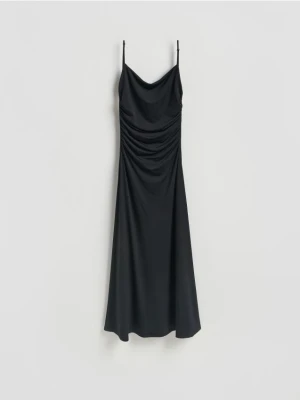 Reserved - Sukienka z odkrytymi plecami - czarny