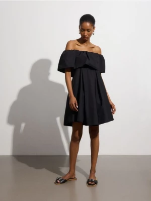 Reserved - Sukienka z odkrytymi ramionami - czarny