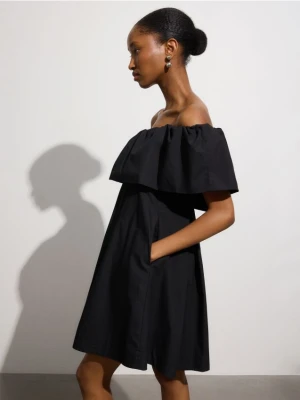 Reserved - Sukienka z odkrytymi ramionami - czarny