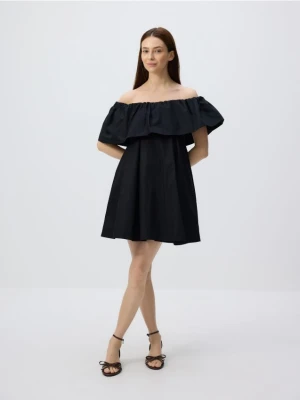 Reserved - Sukienka z odkrytymi ramionami - czarny