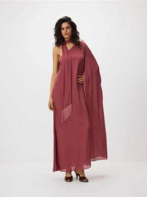 Reserved - Sukienka z szalem - fuksja