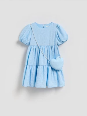 Reserved - Sukienka z torebką - jasnoniebieski
