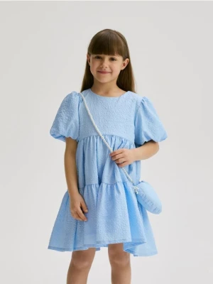 Reserved - Sukienka z torebką - jasnoniebieski