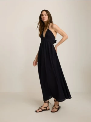 Reserved - Sukienka z wiązaniem - czarny