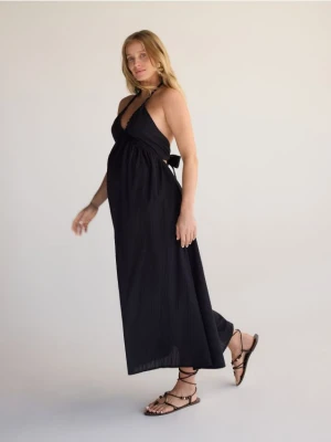 Reserved - Sukienka z wiązaniem - czarny