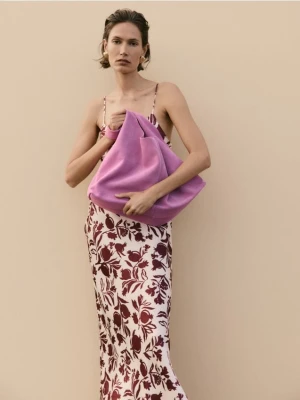 Reserved - Sukienka z wiskozą CIRCULOSE® - wielobarwny