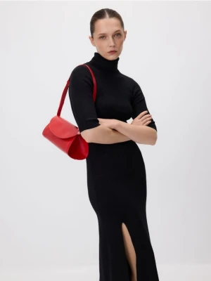 Reserved - Sukienka z wiskozą - czarny