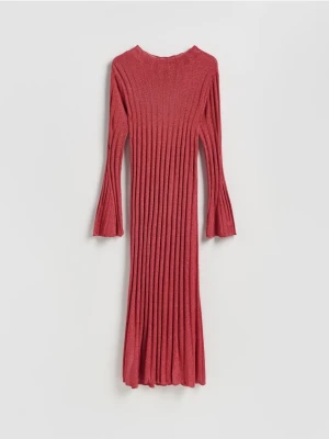 Reserved - Sukienka z wiskozą - czerwony
