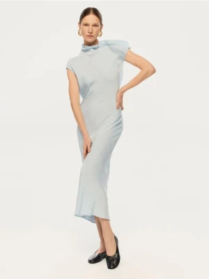 Reserved - Sukienka z wiskozy - jasnoniebieski