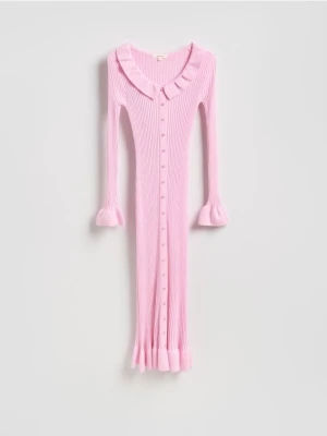 Reserved - Sukienka z wiskozy - różowy