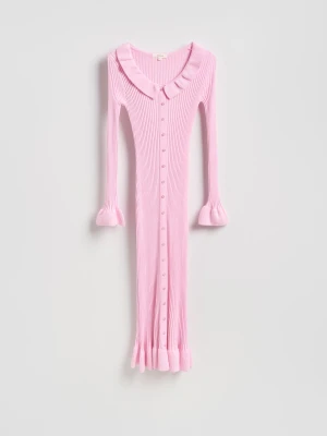 Reserved - Sukienka z wiskozy - różowy