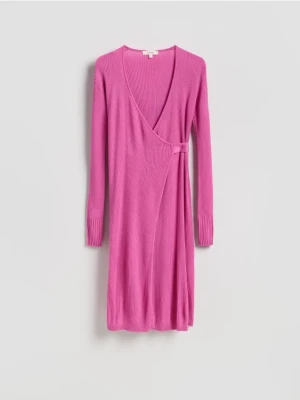 Reserved - Sukienka z wiskozy - różowy