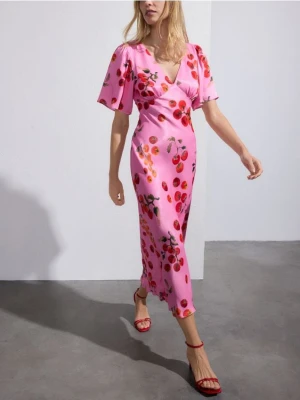 Reserved - Sukienka z wiskozy - wielobarwny