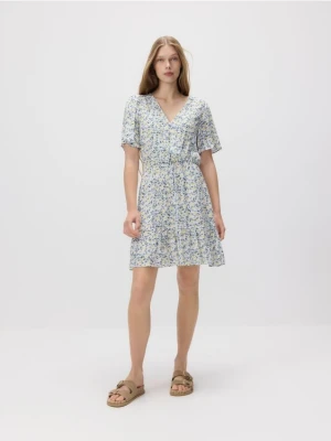 Reserved - Sukienka z wiskozy - żółty