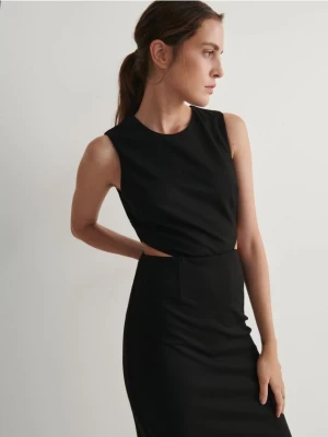 Reserved - Sukienka z wycięciem - czarny