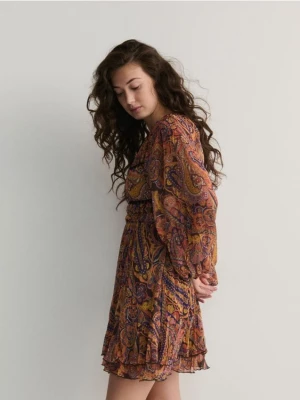 Reserved - Sukienka ze wzorem paisley - wielobarwny