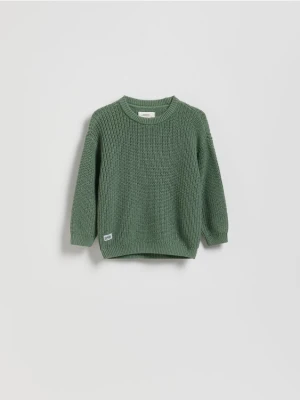 Reserved - Sweter oversize - ciemnobrązowy