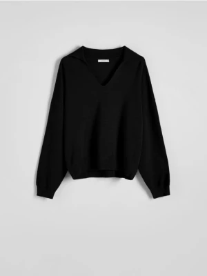 Reserved - Sweter oversize - czarny