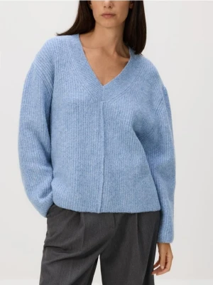 Reserved - Sweter oversize - niebieski
