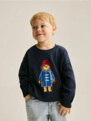 Reserved - Sweter Paddington - granatowy