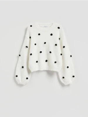 Zdjęcie produktu Reserved - Sweter w kropki - wielobarwny