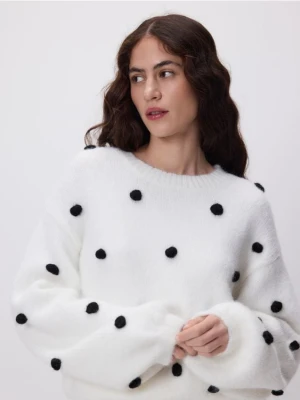 Reserved - Sweter w kropki - wielobarwny