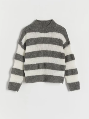 Reserved - Sweter w paski - wielobarwny
