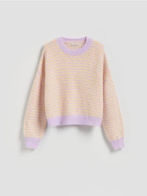 Reserved - Sweter w paski - wielobarwny