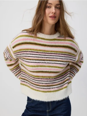 Reserved - Sweter w paski - wielobarwny