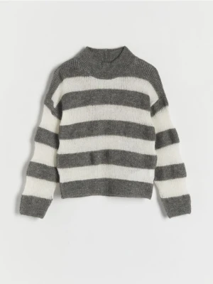 Reserved - Sweter w paski - wielobarwny