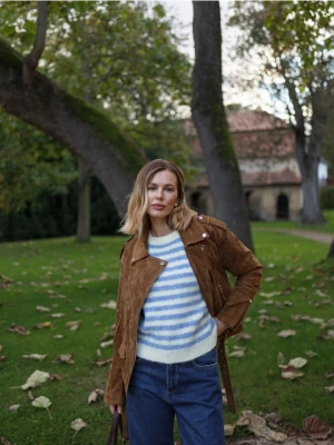 Reserved - Sweter w paski - wielobarwny