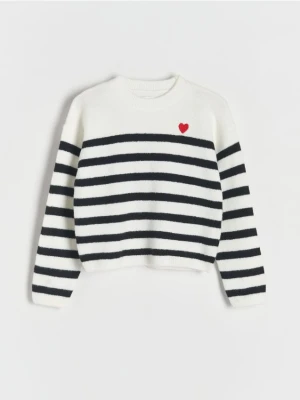 Reserved - Sweter w paski - wielobarwny