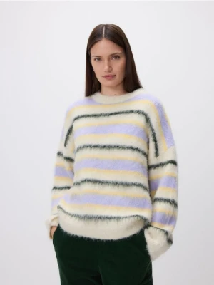 Reserved - Sweter w paski - wielobarwny